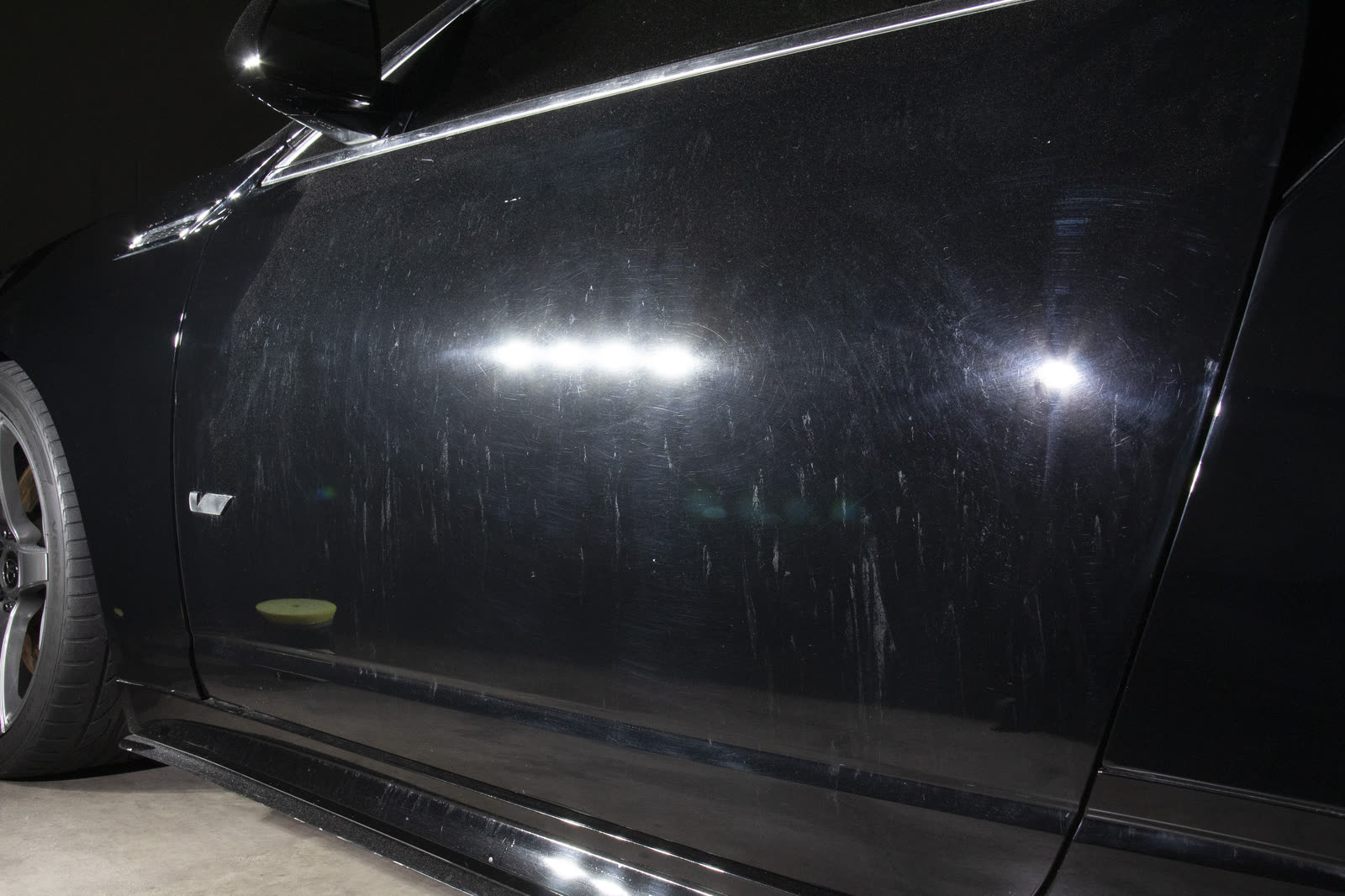 Mercedes-Benz CLS before correction + ceramic coating