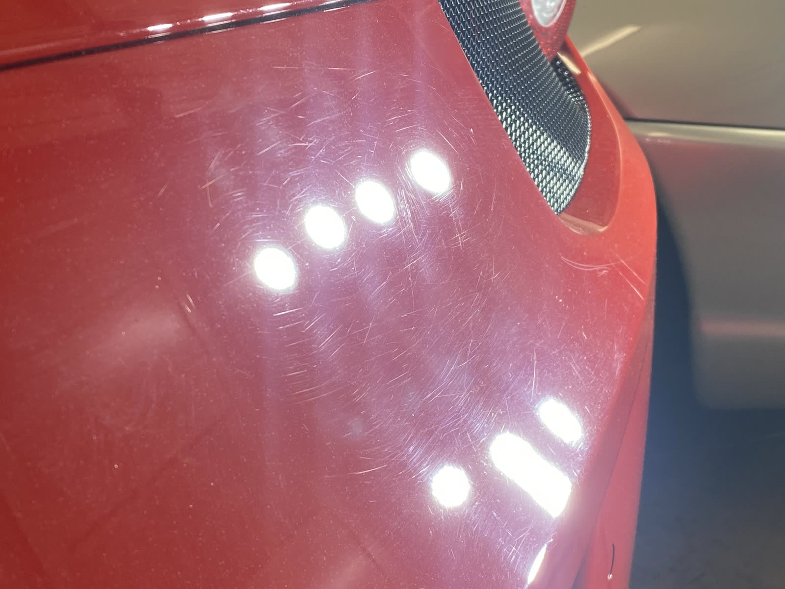 Ferrari 458 after paint correction